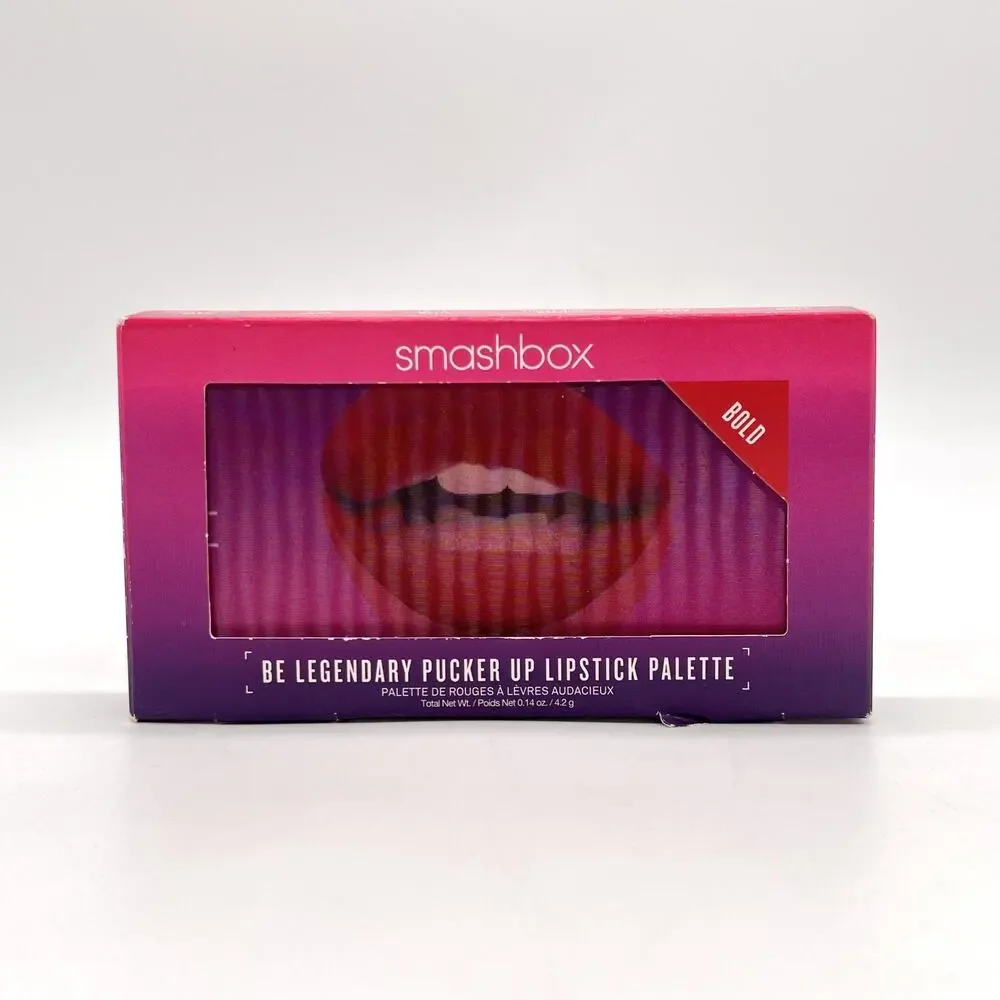 SMASHBOX Be Legendary Pucker Up Lipstick Palette Bold Matte Shades 0.14oz NEW